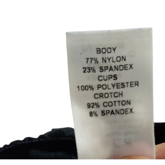 Naomi & Nicole Black Strapless Full Slip Bodysuit*Built-In Bra*38B*Shapewear*EUC - Picture 5 of 5